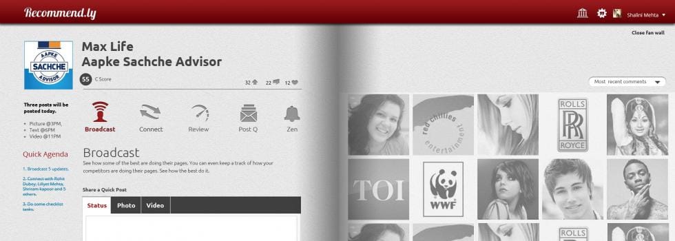 Recommend.ly - Make Every Fan Count!