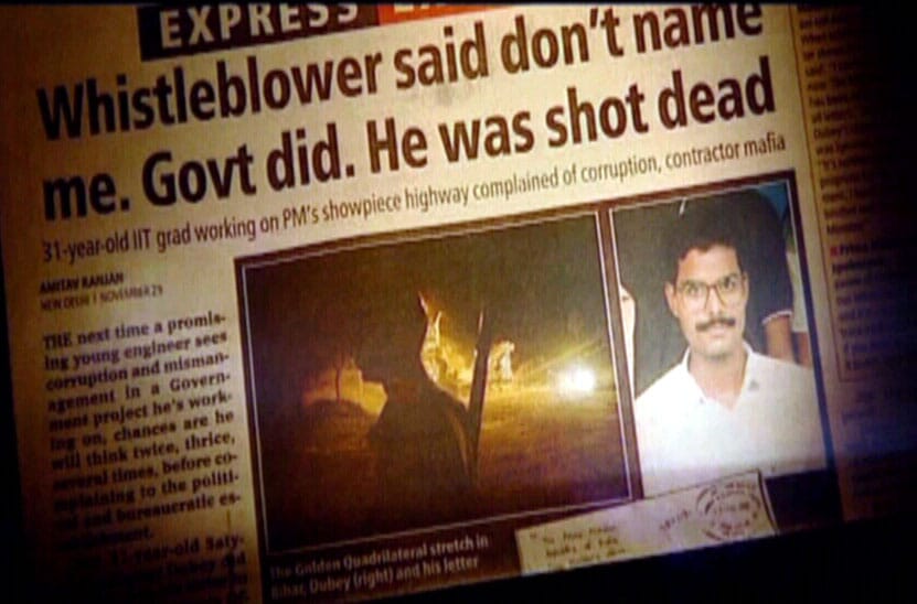 Lest we forget Satyendra Dubey